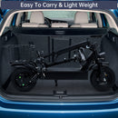 400W Adult Shock Absorption Electric Scooter with Seat 10" Commuter Electric Scooter With Carry Basket - Up to 25 Miles 20MPH For Lady