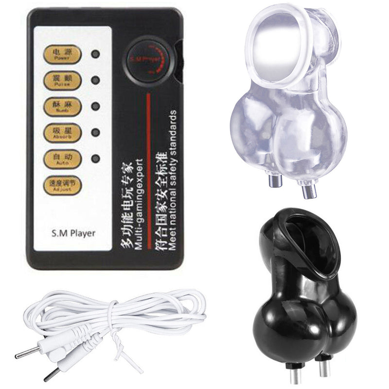 Electro Shock Penis Stretcher E-Stim Cage