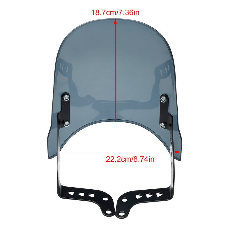 ABS Motorcycle Windshield WindScreen fit for HONDA CB400X/CB500X 2019-2024