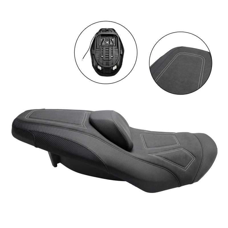 Complete Cushion Rider Passenger Seat Heating Blue For Yamaha T-Max 560 22-24 Yellow