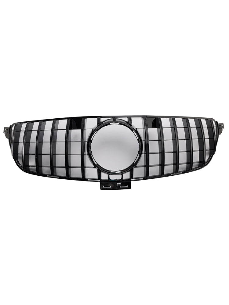GT Style Front Bumper Grille Grill Fit Mercedes Benz GLE-Class W166 2015-2018