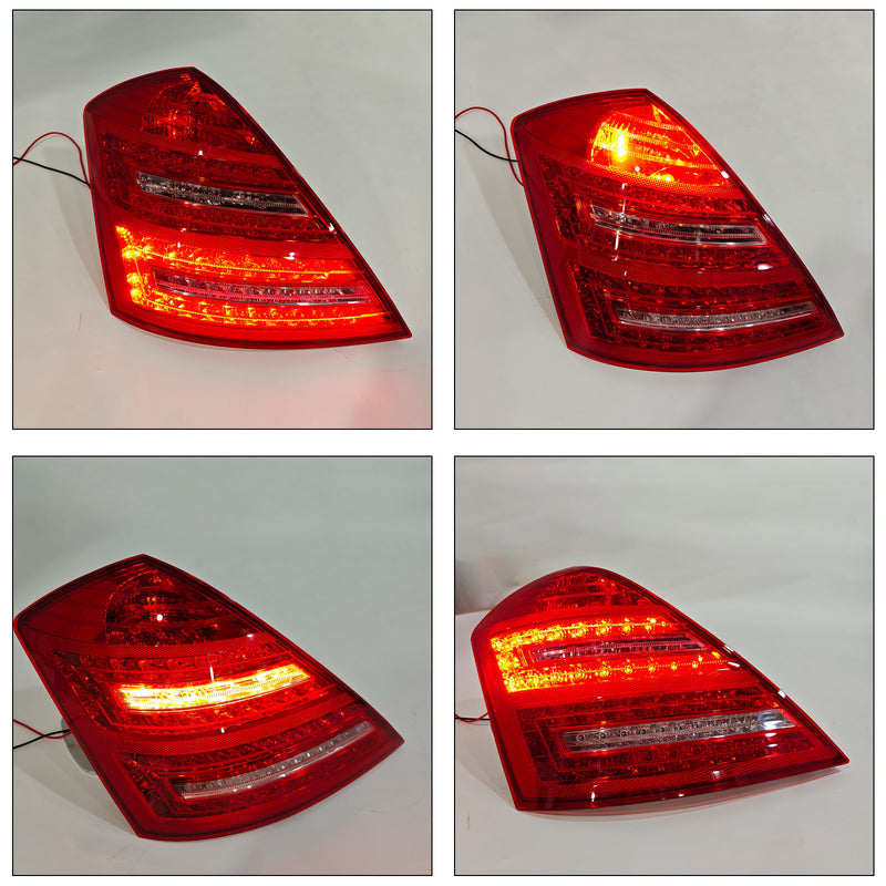 Left+Right LED Tail Light Lamp 2218201364 464 For Mercedes Benz W221 S-Class
