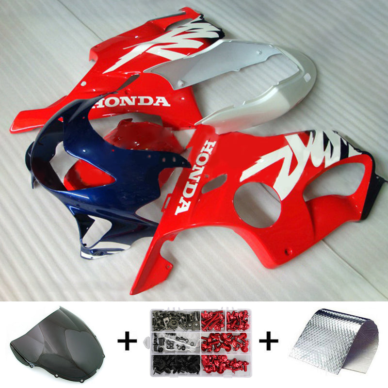 Amotopart Honda CBR600 F4 1999-2000 Fairing Kit Bodywork Plastic ABS