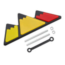 Tri-Color Grille Badge Emblem for Toyota Tacoma TRD Tundra RAV4 Red Scheme