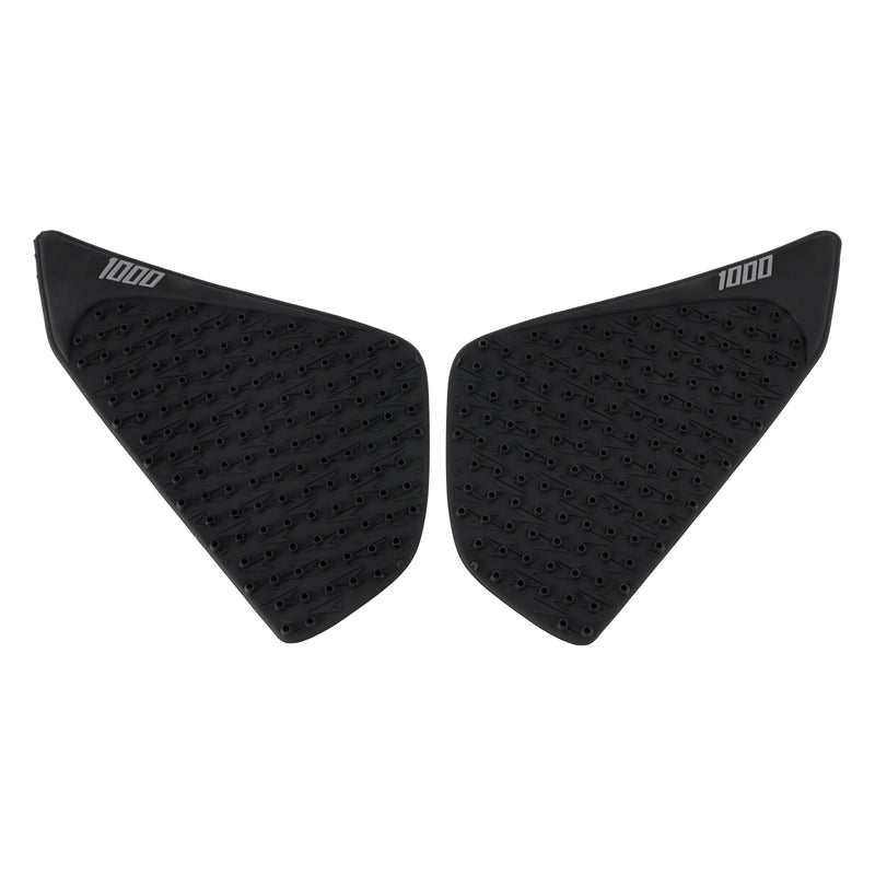 FUEL TANK KNEE PADS GRIPS RUBBER BLACK FOR HONDA CBR 1000RR CBR1000RR 2004-2007