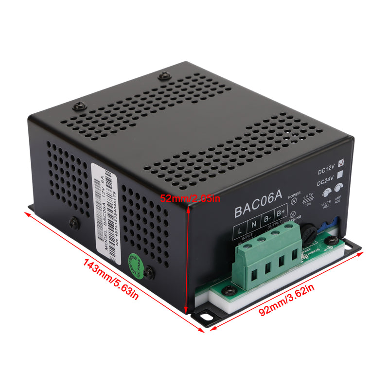 BAC06A 12V Battery Charger BAC06A-12V Controller For Smartgen Generator