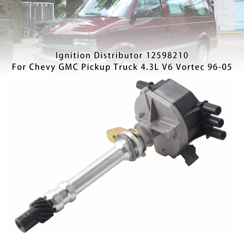 Ignition Distributor 12598210 For Chevy GMC Pickup Truck 4.3L V6 Vortec 96-05