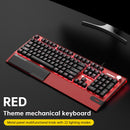 K1000 Mechanical Keyboard Wired 104key Red Switches for PC Chroma RGB Wrist Rest