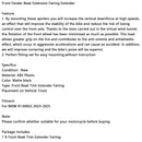 Front Fender Beak Extension Fairing Extender For BMW R1300GS 2023-2025