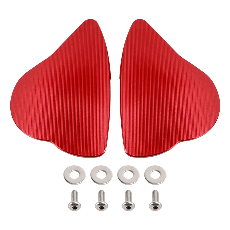 CNC Aluminum Mirror Block Off Plates For Yamaha YZF-R6 YZF-R7 2017-2024