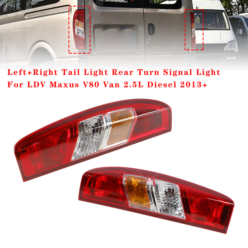 Left+Right Tail Light Turn Signal Light For LDV Maxus V80 Van 2.5L Diesel 2013+