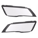 2Pcs Front Headlight Lens Cover Shell Clear For Audi A7 S7 RS7 2012-2015