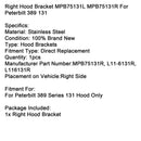 Peterbilt 389 Series 131 Hood  Right Hood Brackets Set MPB75131L MPB75131R