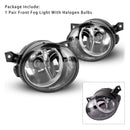 Pair Front Fog Light Lamps For Volkswagen GOLF MK5 GTI Version 2004-2009