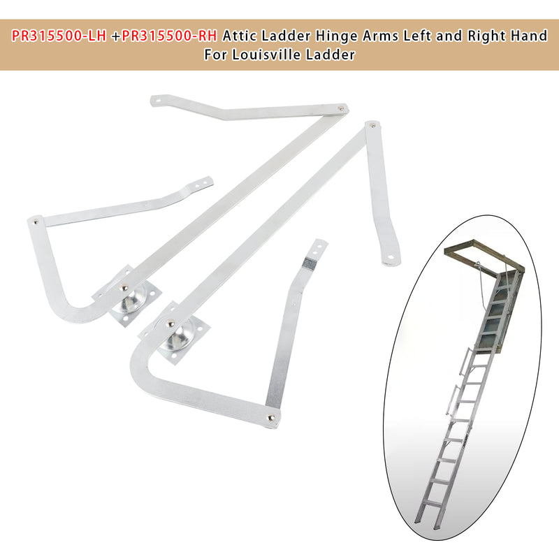 PR315500-LH +PR315500-RH Attic Ladder Hinge Arm Left+Right For Louisville Ladder