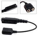 K Interface 2Pin Headset Port Converter Cable for Sepura STP8000 STP8030 STP8035