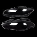 Pair Front Headlight Lens Cover Shell Clear For Jaguar XJ XJL 2010-2019