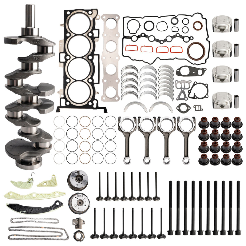 G4KD 2.0L Engine Overhaul Rebuild Kit Crankshaft Rods Timing Kit for Kia Optima 2006-2010