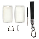 Land Rover Alloy Aluminum TPU Soft Film Car Key Black Case Cover