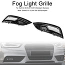 Chrome Fog Light Cover Grille Fit Audi A4 B8.5 2013-2015 Standard Bumper