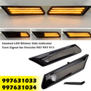 Smoked LED Blinker Side Indicator Turn Signal for Porsche 987 997 911