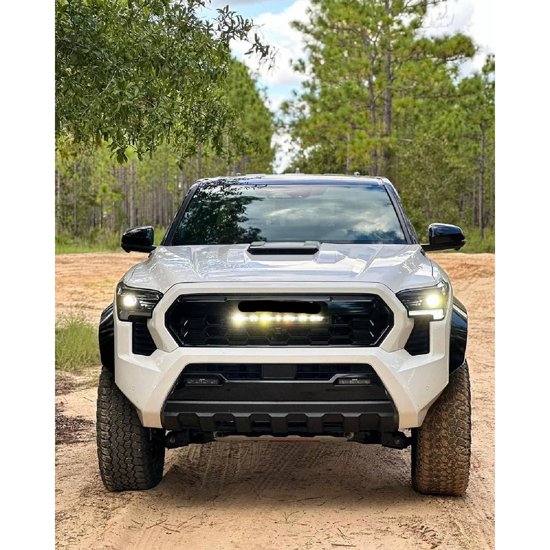 2024 | Toyota Tacoma | Pro Style Grille | Amber Lights | Light Bar | Toyota Letter | Black