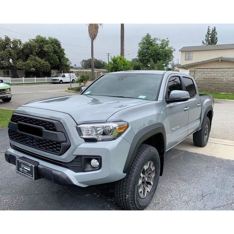 Tacoma TRD Pro 2016-2023 Grill Replacement Grille + ACC DRCC Garnish Sensor Cover + LED Lights