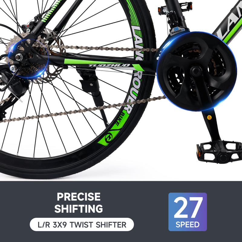 27 speed Road Bike Racing Bicycle 700C 26" Wheels Adult