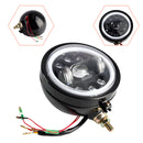 5.75" Spotlight Headlight Fog 9-Bulbs Black