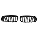 BMW X6 Hybrid E72 2008-2011 Front Bumper Kidney Grille Grill Gloss Black