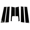 Jeep Compass 2008-2016 6× PVC Black Window Pillar Posts Decal Sticker Cover