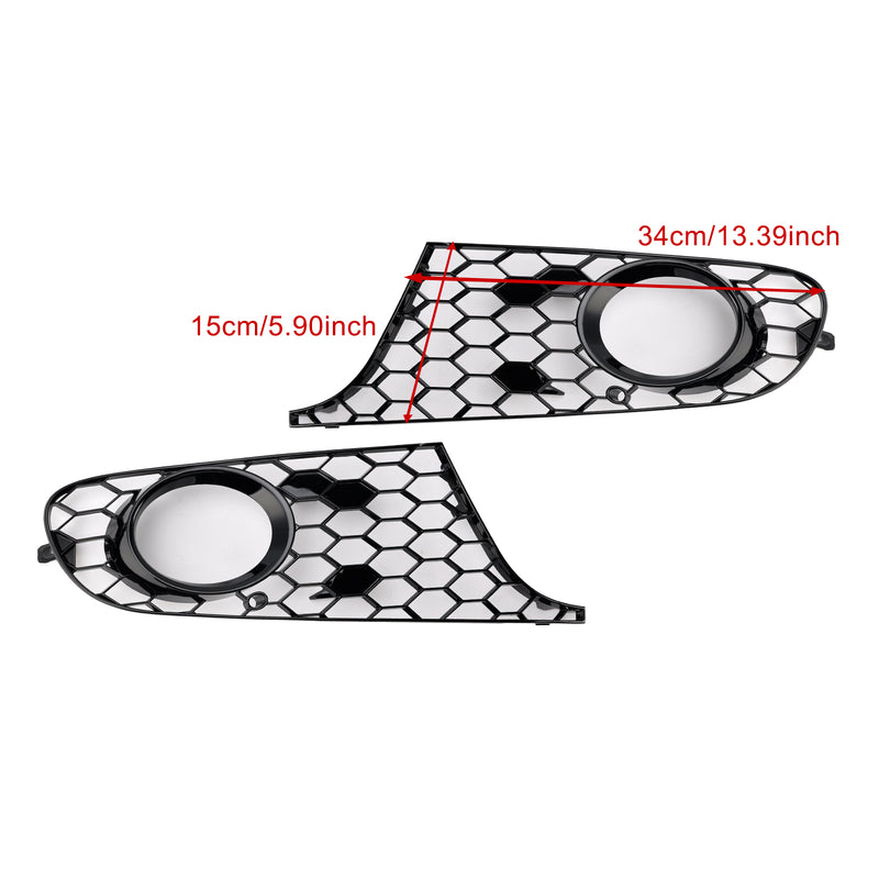 2PCS Fog Light Cover Grille Grill 5K0853665 Fit VW MK6 Golf Jetta 2009-2013