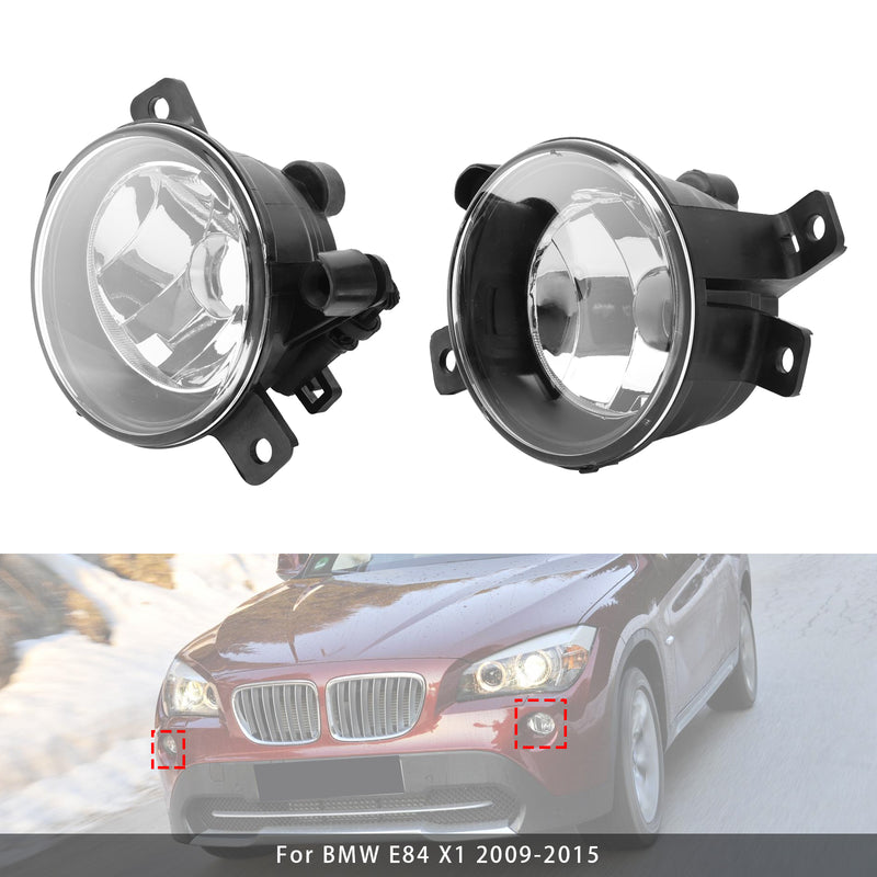 Pair Front  Fog Light Without Bulb For BMW X1 E84 2009-2015 63172993526