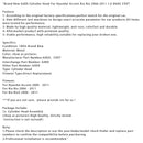 Brand New G4ED Cylinder Head For Hyundai Accent Kia Rio 2006-2011 1.6 DOHC CVVT