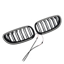 2004-2009 For BMW 5 Series Touring E61 520i 523i 525i 528i 530i 535i 540i 545i 550i 2PCS Glossy Black Front Sport Kidney Grille