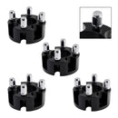 2" Wheel Spacers Kit Cable Golf Carts Lug Nuts Black For Yamaha Club Car Ezgo