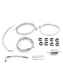 2002-2004 For Tahoe Suburban 1500 Stainless Steel Braided Fuel Line Kit 819823