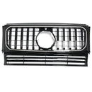 Gloss Black Front Bumper Grill Grille Fit Mercedes Benz W463 1990-2018 W/Led