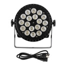 Aluminum Alloy 18x10w LED Par Stage Light RGBWA+UV DJ Disco Party Club Light