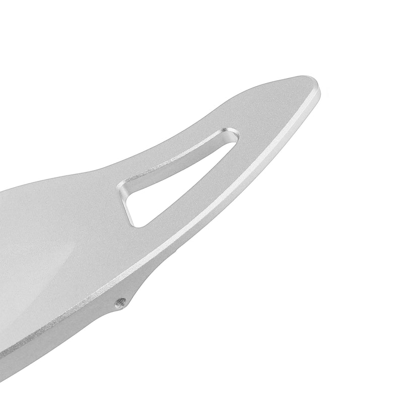Steering Wheel Paddle Shifter Extension For Audi RS5 RS3 TT RS Aluminium Silver
