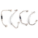 2011-2013 For BMW 335is 4PCS Turbo Charger Coolant Hose Line Kit 11537558901
