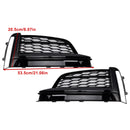 2PCS Front Bumper Fog Light Grille Cover Fit Audi A5 S-Line S5 2018-2019