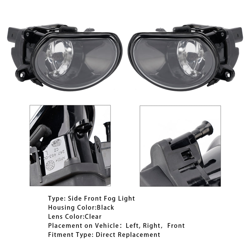 Pair Side Front Bumper Fog Light For Audi  A8 D3 2004-2007 4E0941700A