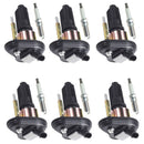 2003-2005 lsuzu Ascender / 2002-2004 Oldsmobile Bravada L6 4.2L
 6X Ignition Coils +Spark Plugs UF303