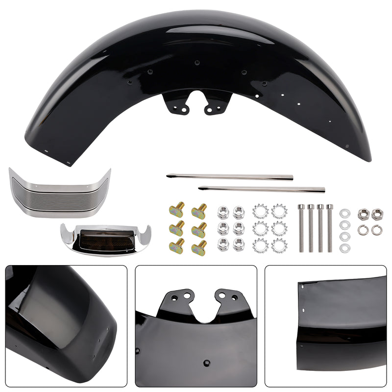 Steel Front Fender Mudguard For Touring Electra Glide Ultra Limited 2014-2024