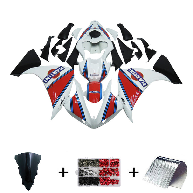 Amotopart Yamaha YZF 1000 R1 2009-2011 Fairing Kit Bodywork Plastic ABS