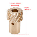 "410 0.500"" Shaft Diameter Distributor Gear For Chevy with MSD Small/Big Block