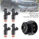 4PCS Fuel Injector 16450-RWK-003 Fit Honda HR-V 2016-2022 Fit Honda Civic