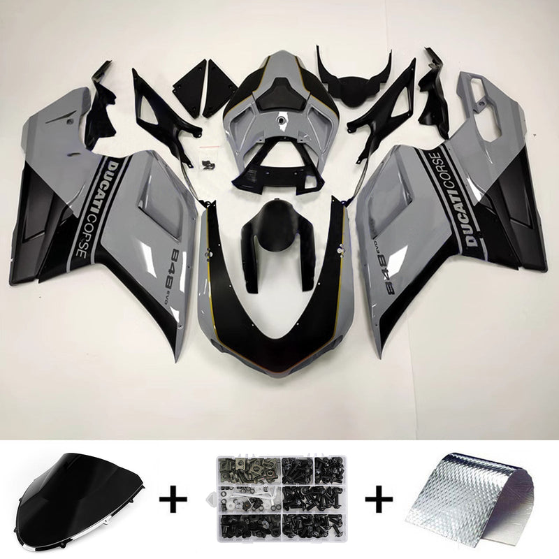 2007-2011 Ducati 1098 1198 848 Fairing Kit Bodywork ABS