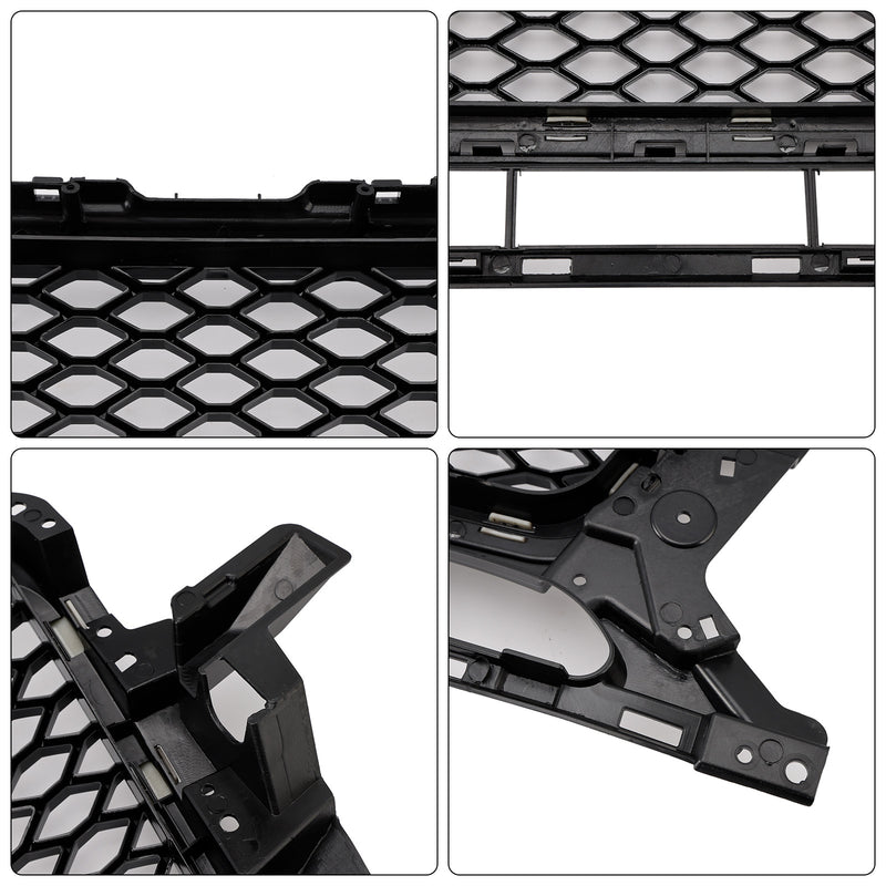 Gloss Black Front Honeycomb Bumper Grill Grille Fit Audi Q5 2013-2017